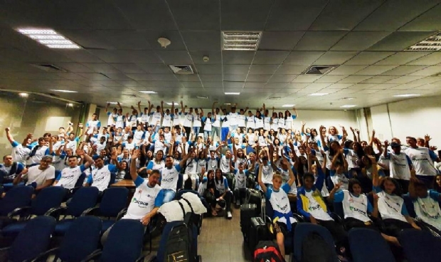 Maior delegao mato-grossense da histria viaja para fase brasileira dos Jogos Escolares