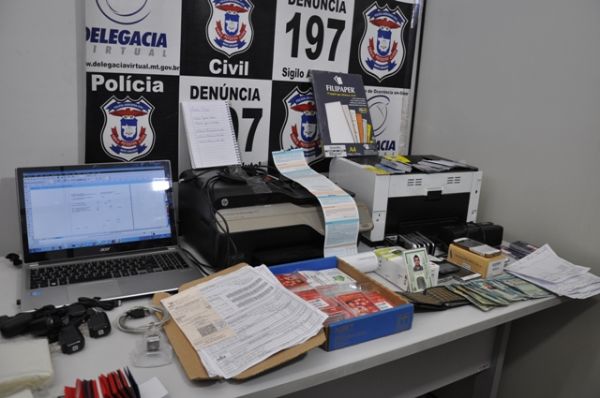 Polcia desarticula grupo que comprava produtos com documentos falsos e revendia na OLX