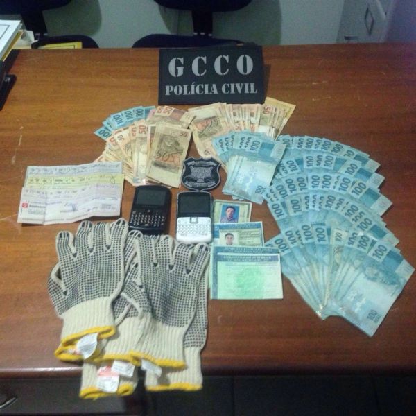 GCCO prende assaltantes de banco e recupera R$ 80 mil