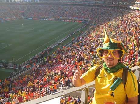 Brasileiro viajar 20 mil km para ver 21 partidas da Copa