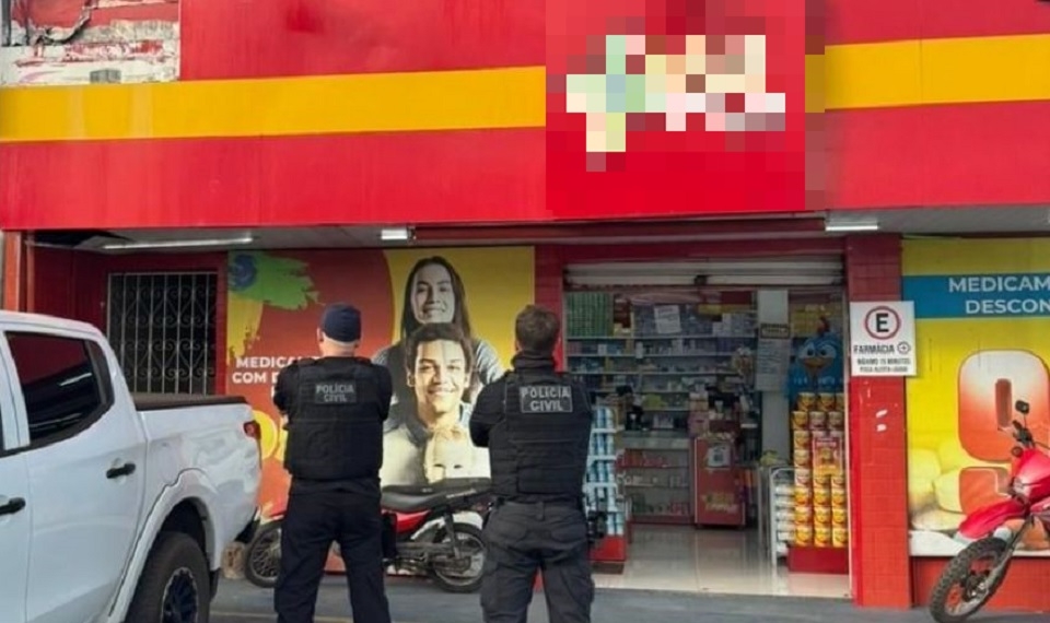 Polcia prende DJ e interdita farmcia de fachada usada para lavar dinheiro do trfico em Cuiab