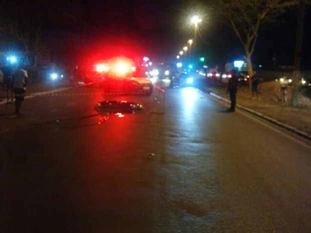 Motorista de Honda Civic atropela e mata homem em Vrzea Grande e foge do local