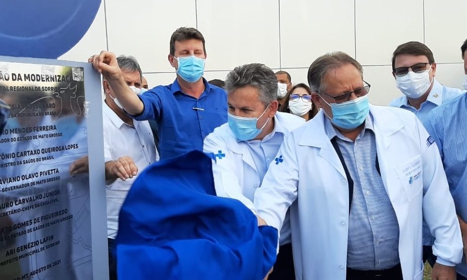 Governador inagura obra do Hospital Regional de Sorriso; investimento ultrapassa R$ 10 milhes