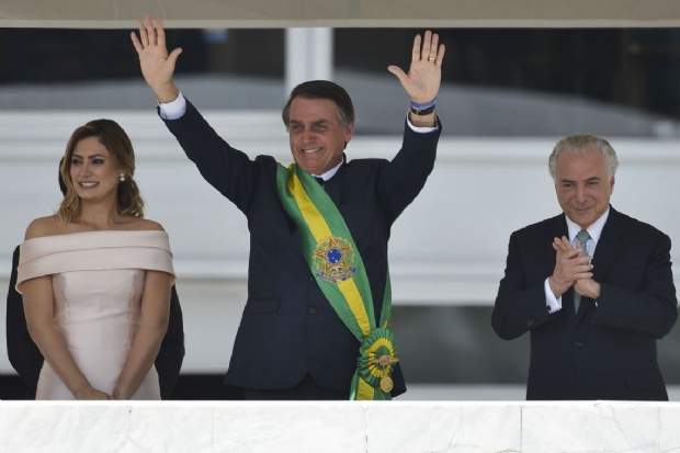 Em discurso de posse, Bolsonaro diz que desejar iniciar um novo captulo na histria do pas