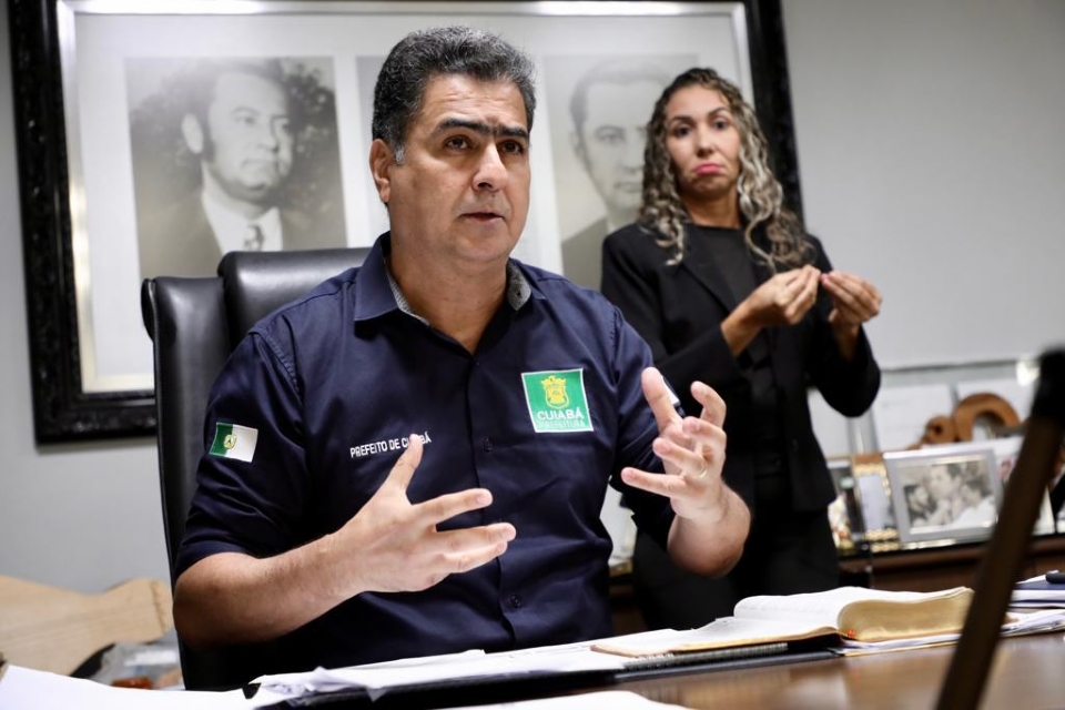 Prefeito de Cuiabá cobra debate e estudos sobre redistribuição do ICMS e diz que projeto atual tira R$ 110 mi da capital
