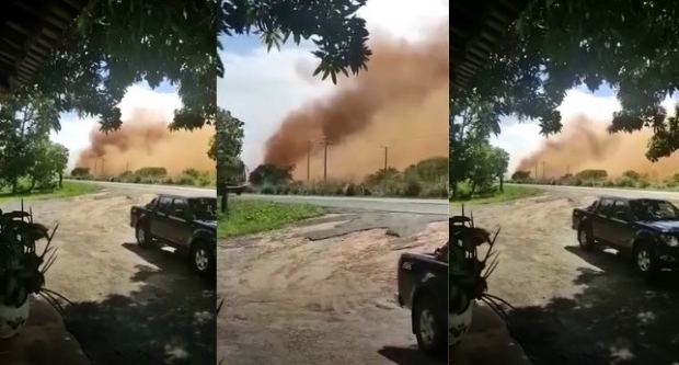 Gasoduto explode em mineradora de Rico Abdala e rodovia  interditada veja vdeos