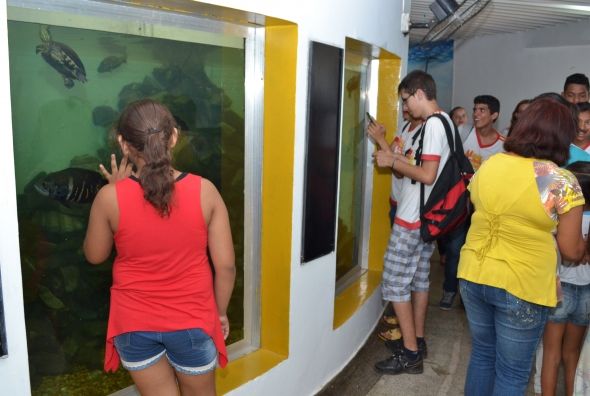 Aqurio Municipal  reaberto e expe peixes da bacia do Pantanal, Amazonas e Araguaia