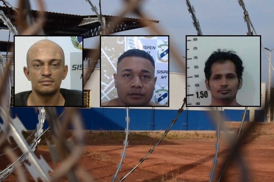 Polcia Civil recaptura dois reeducandos que fugiram de Complexo Penitencirio aps serrarem grades