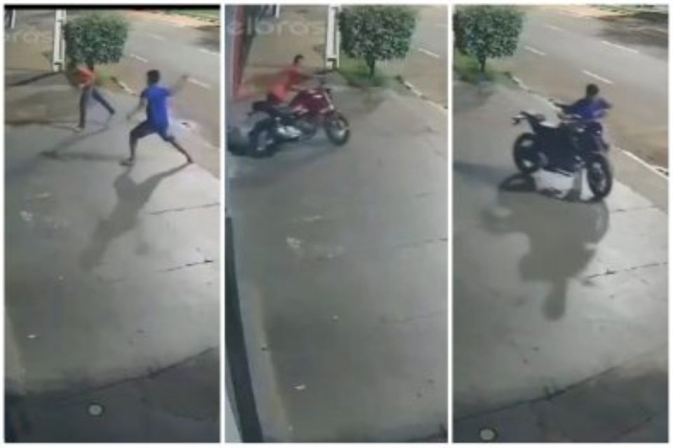 Ladres quebram vidros de concessionria e furtam duas motocicletas em MT