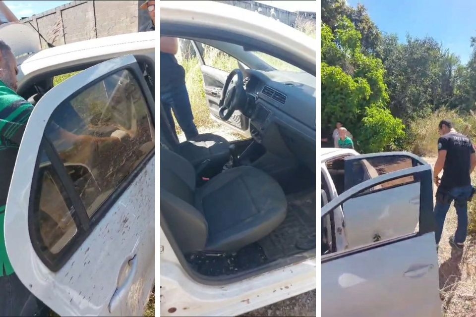 Polcia realiza percia em carro de professor desaparecido em Cuiab: veja vdeo