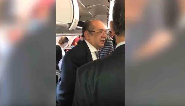 PF  acionada aps ministro Gilmar Mendes ser hostilizado em voo entre Braslia e Cuiab;  veja vdeos 