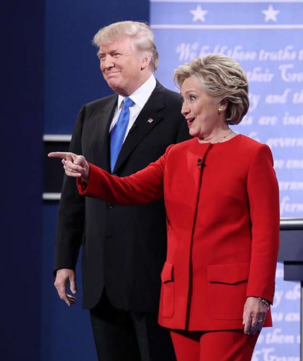 Hillary venceu debate contra Trump para 62%, segundo a CNN