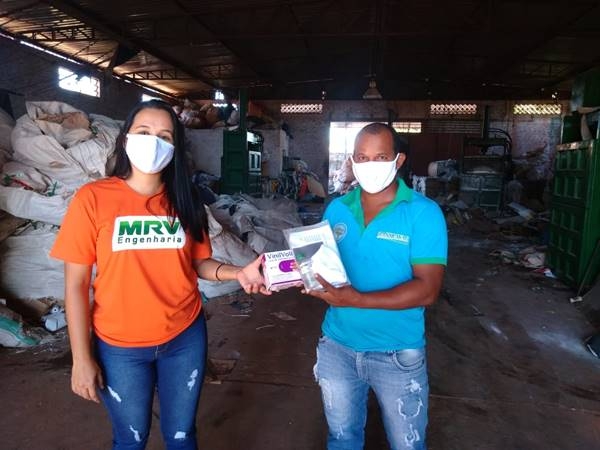 MRV entrega itens de preveno para grupo que no parou de trabalhar mesmo com pandemia