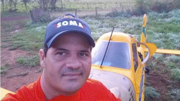 Piloto morre aps queda de avio agrcola em Paranatinga