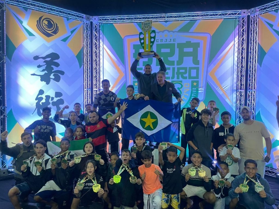 Delegao de MT conquista 62 medalhas no campeonato brasileiro de Jiu Jitsu Esportivo