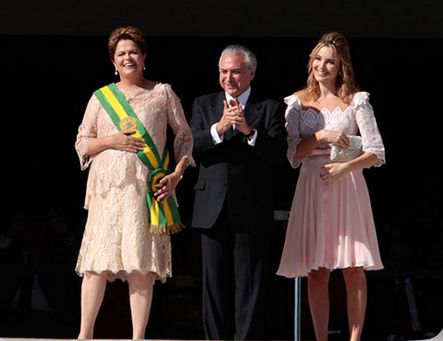 Beleza de Marcela Temer volta a chamar a ateno na posse de Dilma,  Veja fotos 