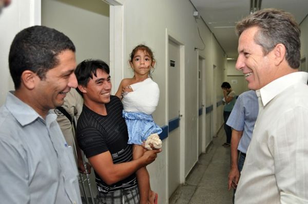 Mauro em visita ao Hospital Pronto-Socorro Municipal de Cuiab