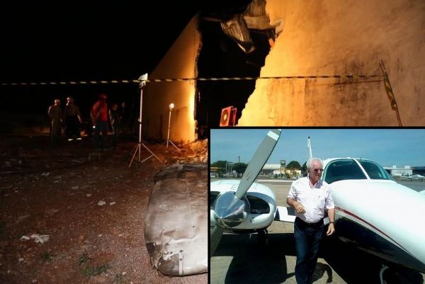 Piloto de avio que caiu aps decolar de Cuiab declarou emergncia;  oua dilogo 