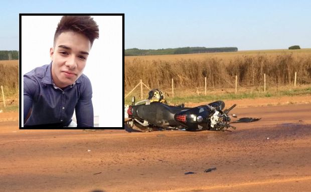 Jovem de 18 anos morre aps coliso de moto e caminho em rodovia federal