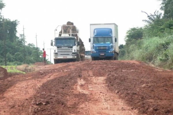 Rodovia estadual ficar interditada por 30 dias para obra de pavimentao