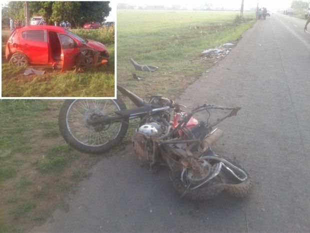 Motociclista morre aps ser atingido na traseira por motorista de Plio