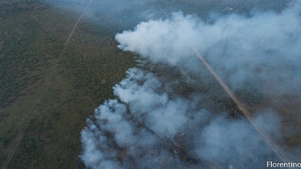 Com poucas chuvas, incndios devem continuar nas prximas semanas no Pantanal