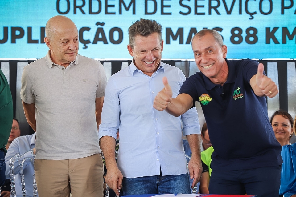 'Marco histrico', afirma prefeito sobre ordem de servio para duplicao da BR-163 at Lucas do Rio Verde