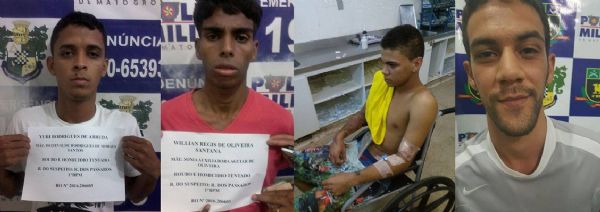 Quatro so presos e confessam tentativa de roubo a deputado estadual em bairro nobre da capital