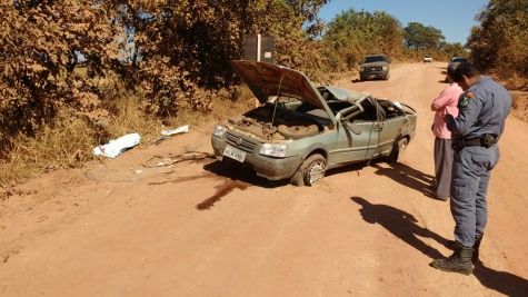 Ex-prefeito capota Fiat Uno e morre em rodovia estadual; filho engenheiro fica ferido