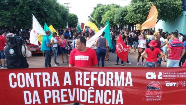 Greve geral: trabalhadores no interior ocupam praas e realizam caminhadas em protesto contra reformas