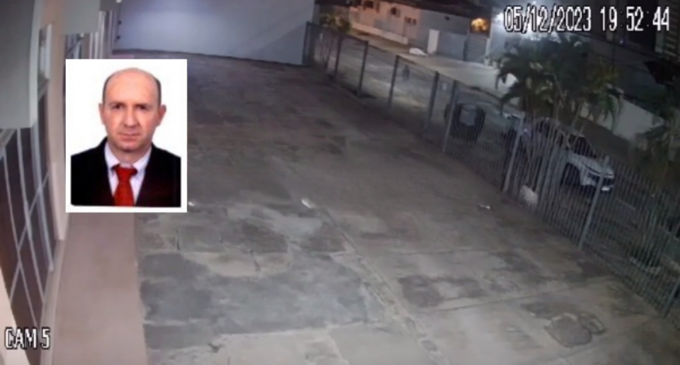 Vdeo mostra momento em que advogado  assassinado com dez tiros em Cuiab