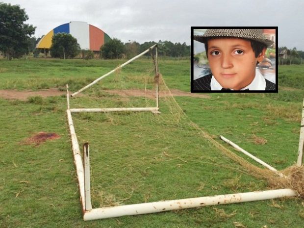 Garoto de 14 anos morre ao ser atingido por trave durante brincadeira em escola