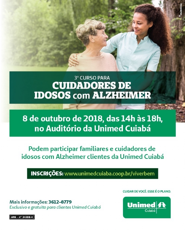 Unimed Cuiab promove curso para Cuidadores de Idosos com Alzheimer