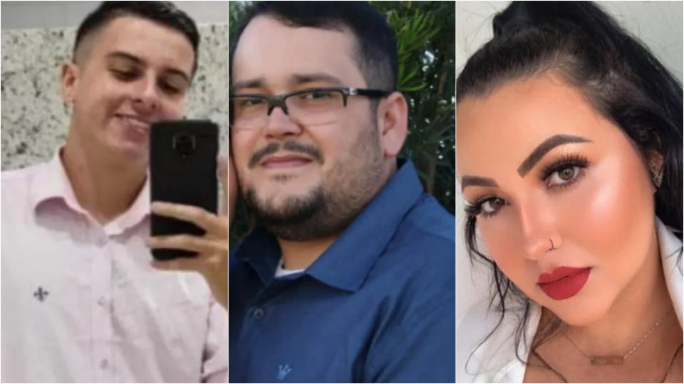 Pedro Henrique, Clayton e Brenda morreram no acidente.