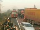 Desastre provocado por nevoeiro envolve 40 veculos na China