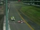 Montoya sofre grave acidente e carro explode na Nascar
