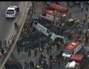 Tragedia No Rio -- nibus cai de viaduto e mata nove pessoas no Rio de Janeiro