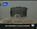 Mistrio: mala com 20 kg de maconha  abandonada em cemitrio