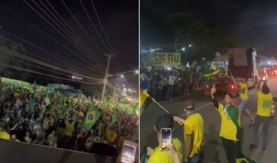 Manifestantes pr-Bolsonaro se concentram na Avenida do CPA e pedem interveno federal 2