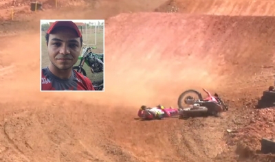 Piloto de motocross erra salto em rampa e morre enquanto participava de competição
