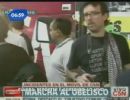 Reprter  agredido durante link ao vivo na Argentina